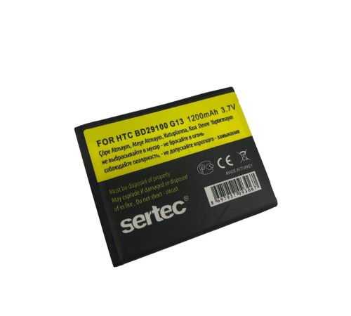 SERTEC - HTC   HD3 - G13 / BD29100 Uyumlu Batarya