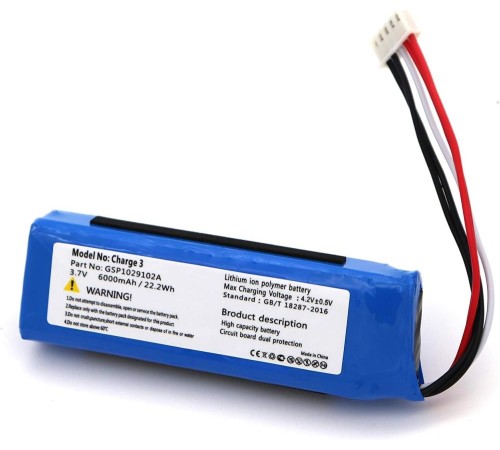 Sertec JBL Charge 3 uyumlu 3.7v 6000 mah Soketli Batarya