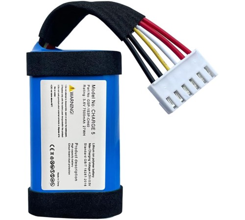 JBL Charge 5 uyumlu 3.7v 7800 mah Soketli Batarya