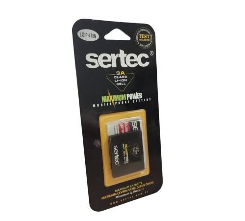 SERTEC - LG GD580 / LGIP-470N Uyumlu Batarya