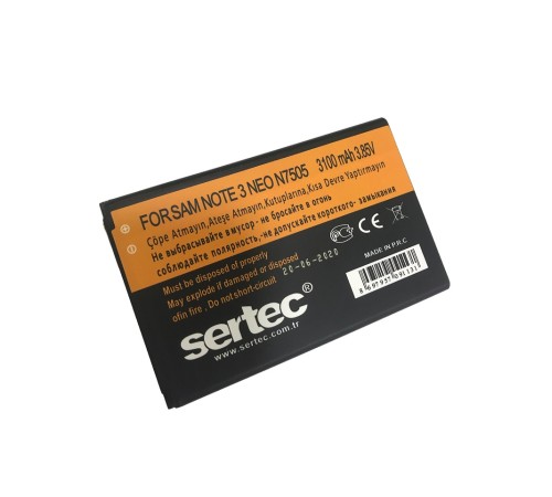 SERTEC - Samsung GALAXY NOTE 3 NEO / N7505 Uyumlu Batarya