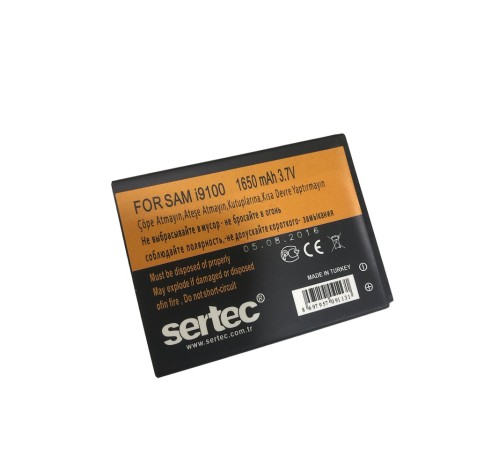 SERTEC - Samsung GALAXY S2 i9100 Uyumlu Batarya