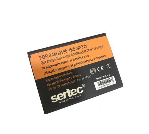 SERTEC - Samsung GALAXY S4 MINI i9190 / J1 2016 Uyumlu Batarya