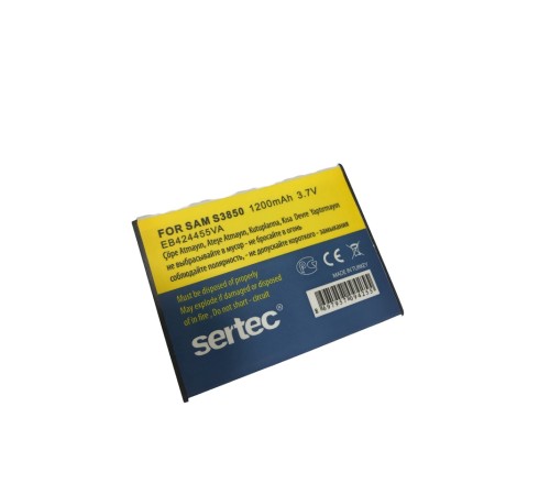 SERTEC - Samsung M350/S3850 Uyumlu Batarya
