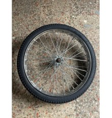 Seyyar Tezgah Araba Tekerleği 65 cm - Telli Jant (Jant Boyu:50 cm)