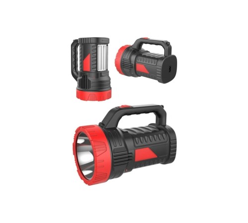 Silver Projektör 15w Led Şarjlı El Feneri Ve X2 Tüp 26smd Led Çift Yönlü