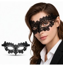 Siyah Dantel Venedik Maskesi Kadın – Zarif Parti & Balo Maskesi 1 No