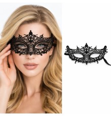 Siyah Dantel Venedik Maskesi Kadın – Zarif Parti & Balo Maskesi 4 No
