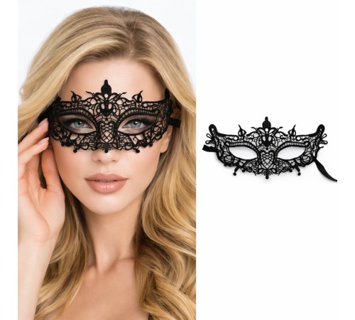 Siyah Dantel Venedik Maskesi Kadın – Zarif Parti & Balo Maskesi 4 No