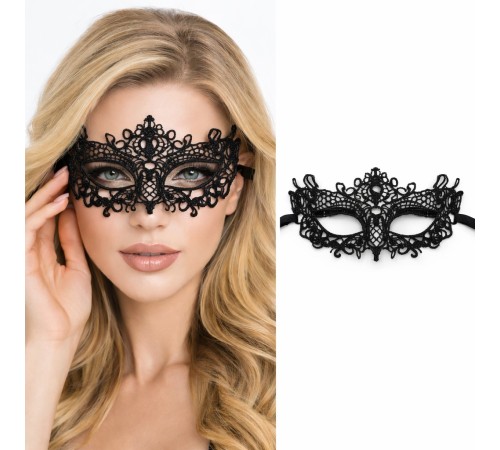 Siyah Dantel Venedik Maskesi Kadın – Zarif Parti & Balo Maskesi 6 No