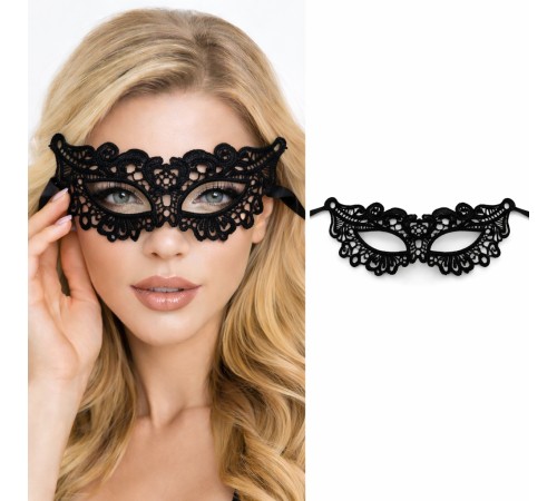 Siyah Dantel Venedik Maskesi Kadın – Zarif Parti & Balo Maskesi 8 No