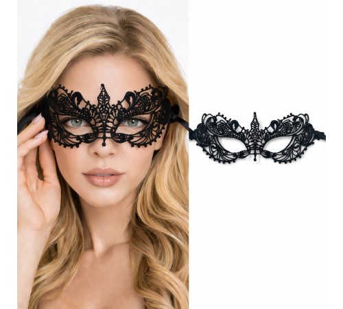 Siyah Dantel Venedik Maskesi Kadın – Zarif Parti & Balo Maskesi 10 No
