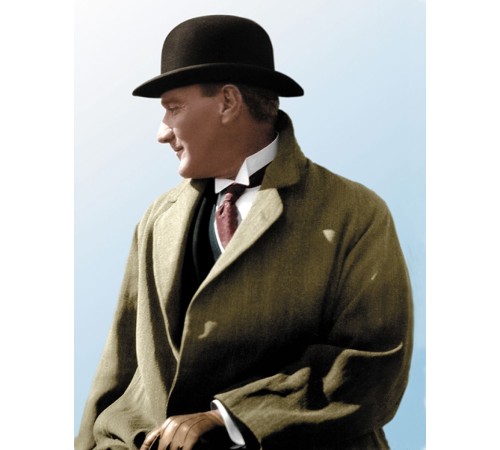 Siyah Renk Atatürk Şapkası