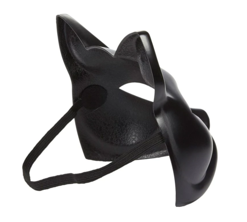 Siyah Renk Lüks Kedi Maskesi 12x13 cm