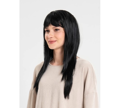 Siyah Renk Uzun Parti Peruğu