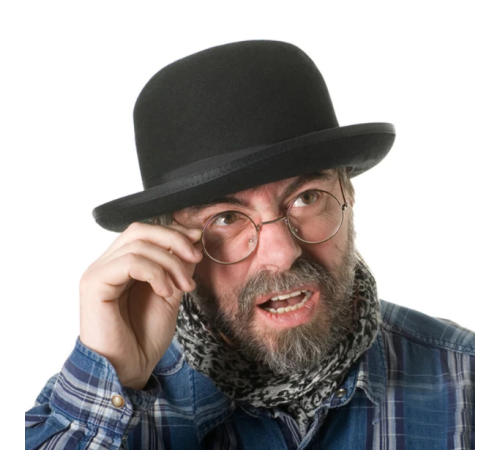 Siyah Renk Yetişkin Boy Retro Bowler Derby Şapkası 58 cm