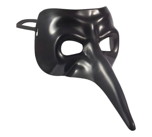 Siyah Uzun Burun Veba Doktoru Maskesi