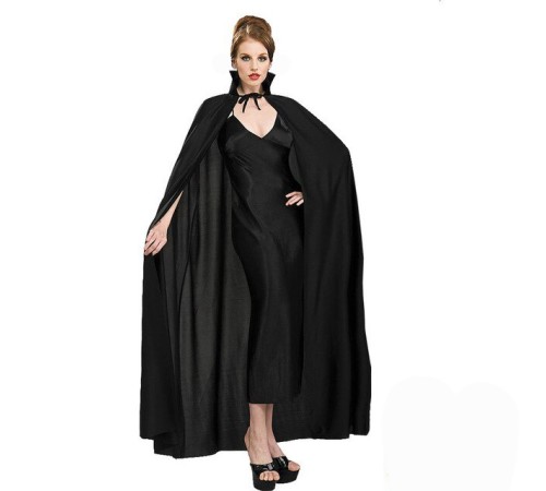 Siyah Yakalı Yetişkin Pelerin 120 cm