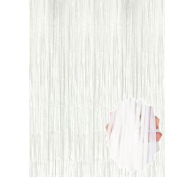 Soft Beyaz Renk Duvar ve Kapı Perdesi İthal 100x200 cm