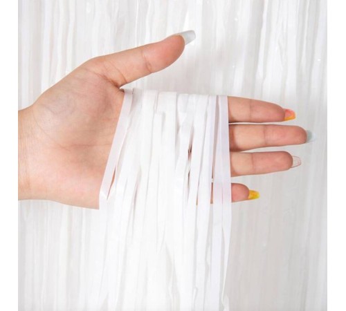 Soft Beyaz Renk Duvar ve Kapı Perdesi İthal 100x200 cm