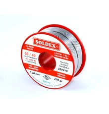 Soldex 60-40 Lehim Teli 200 Gr 1,2 mm - Sn:60 / Pb:40
