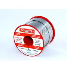 Soldex 60-40 Lehim Teli 500 Gr 0.50 mm - Sn:60 / Pb:40