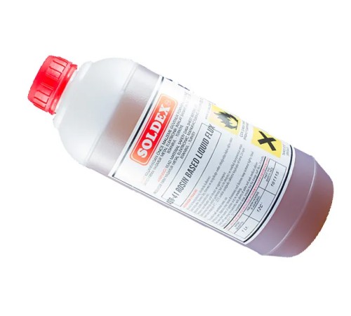 Soldex ASR41 1 LT - Reçine Bazlı Kırmızı Lehim Suyu