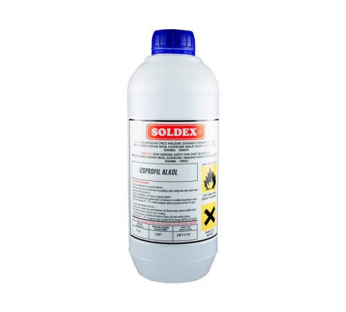 Soldex İzopropil Alkol 1 Lt - %99,9 Saf İPA