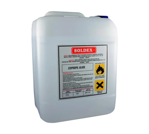 Soldex İzopropil Alkol 5 Lt - %99,9 Saf İPA