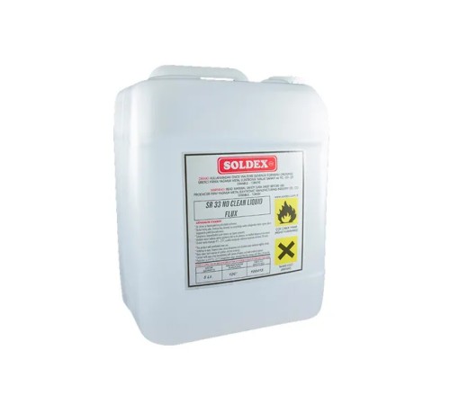 Soldex No Clean Flux 20 LT SR33 - Temizleme Gerektirmeyen Lehim Suları