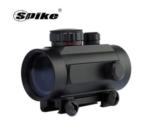 Spike Tactical 1x40mm Red & Green Dot Sight - Geniş Görüş Açısı, Taktik Reflex Nişangâh - 11mm