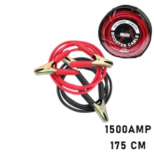 1500 AMPER KAMYON İÇİN AKÜ TAKVİYE KABLOSU 175CM - PENCERELİ BEZ ÇANTALI