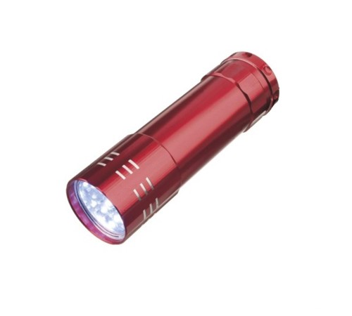 Süper Parlak 9 Ledli Metal Mini El Feneri