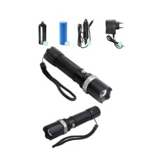 Swat Profesyonel Şarjlı El Feneri Ledli+flashlight+zoom Özellikli 6 Parça Full Set