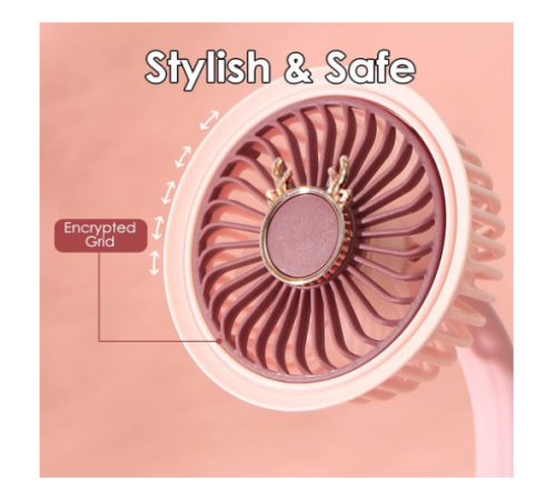 Taşınabilir Mini Klips Bebek Arabası Fanı, Fan Elektrikli Soğutma Hava Sirkülatöründe 360 Derece Dönebilen Klips