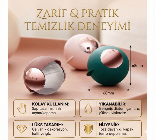 Taşınabilir Yıkanabilir Giysiler Yapışkan Saç Topu