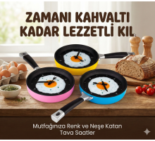 Tava Konseptli Duvar Saati