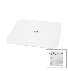 GİZLİ EKRAN -SOFT BEYAZ CAM ZEMİN DİJİTAL BASKÜL TERAZİ 180KG SENSÖR -LED EKRAN -ODA℃ TF-1070