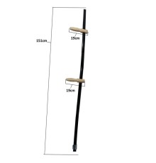 Tırpan Sapı Takımı - Metal Sap, Elcik, Bilezik ve Alyan