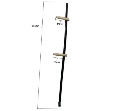 Tırpan Sapı Takımı - Metal Sap, Elcik, Bilezik ve Alyan