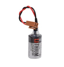 TOSHIBA ER3V 3.6V 1/2AA Size Lithium Pil - Kahverengi Soket