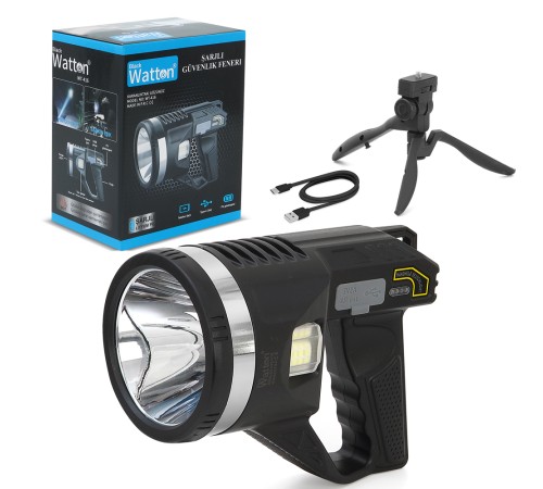 Tripod Şarjlı Güvenlik Feneri WT-416