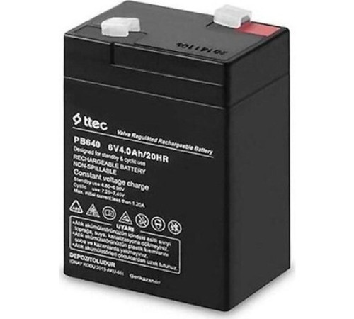 TTEC 6V 4 AH Kuru Bakımsız Akü