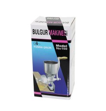 TUĞRA ÇELİK BULGUR TAHIL ÖĞÜTME MAKİNESİ KOLLU ÖĞÜTÜCÜ MENGENELİ