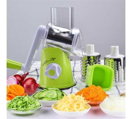 Tutma Kollu Çevirmeli Pratik Rulo Rende Drum Grater