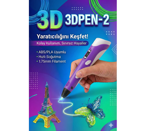 Üç Boyutlu Yazıcı 3D Kalem Pen Printer