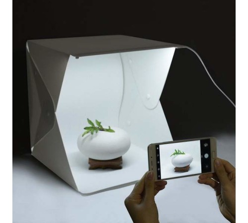 Ürün Çekim Çadırı Mini Fon Fotoğraf Stüdyosu Ledli Işık Perdesi