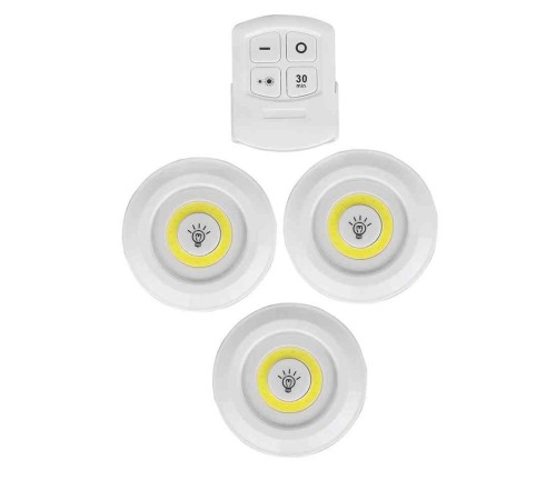 UZAKTAN KUMANDALI YAPIŞKANLI LED SPOT LAMBA WT-364