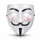 V Mask Premium Vendetta Beyaz Maske (Guy Fawkes Stil)