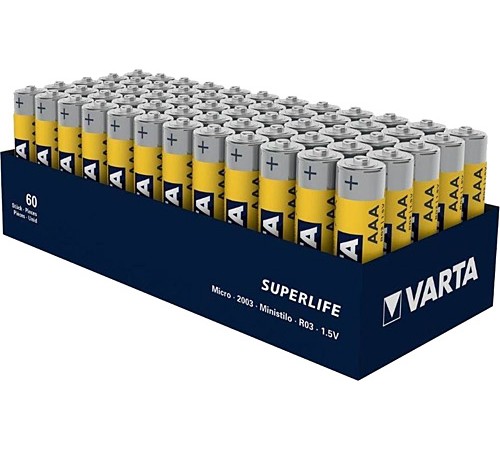 VARTA AAA ÇİNKO KARBON SUPER LIFE (60LI PAKET)